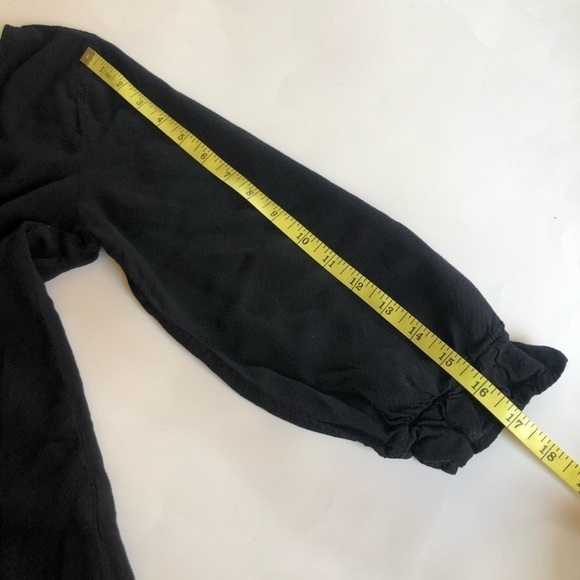 Lulus She Means Business Black Sheer Button-Front Hi-Low Top Size S - Picture 11 of 16